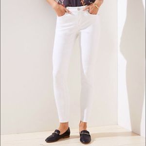 LOFT white jeans